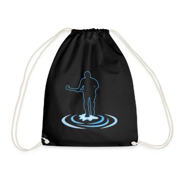 Hockey sur gazon Joueur de hockey sur gazon Temps mort hockey - Sac de sport léger - noir - Devant
