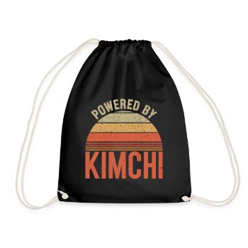 L’indulgence coréenne et l’amour du kimchi - Sac de sport léger - noir - Devant