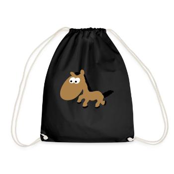 Pony équitation Rider - Sac de sport léger - noir - Devant