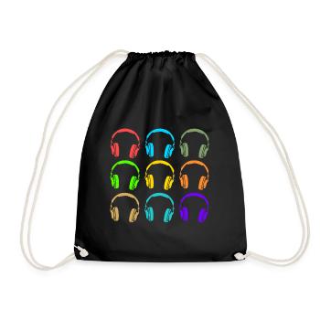 dj - Sac de sport léger - noir - Devant