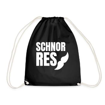 Schnorres - Turnbeutel - Schwarz - Vorne