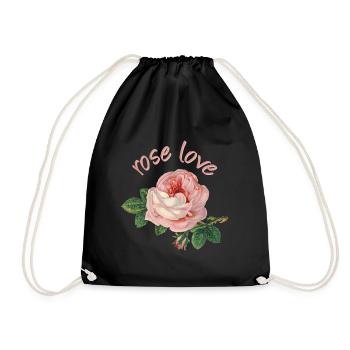 natural 22 - Drawstring Bag - black - Front