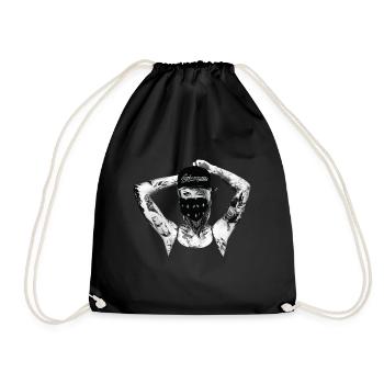 Tattoo perfekt für Gsiberger Frauen als Geschenk - Turnbeutel - Schwarz - Vorne