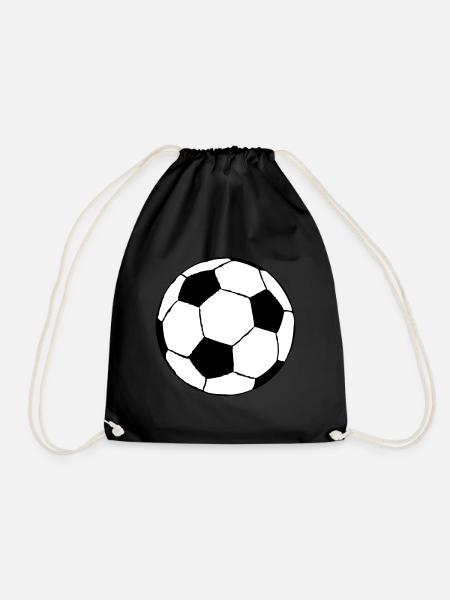 Soccer - Drawstring Bag - black