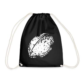 Rugby Player Rugby Gift Rugby Coach - Drawstring Bag - black - Front