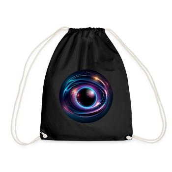 Black Hole by Cora.Art - Turnbeutel - Schwarz - Vorne