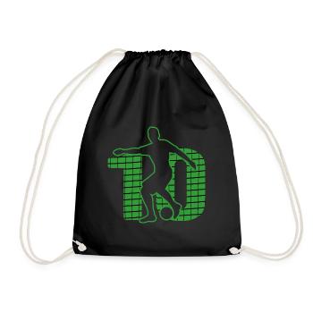Sport de football Terrain de football Terrain de football NO.10 - Sac de sport léger - noir - Devant