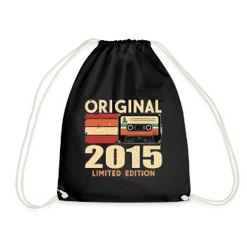 Anniversaire 2015 - Légendaire depuis 2015 Cadeau 2015 - Sac de sport léger - noir - Devant