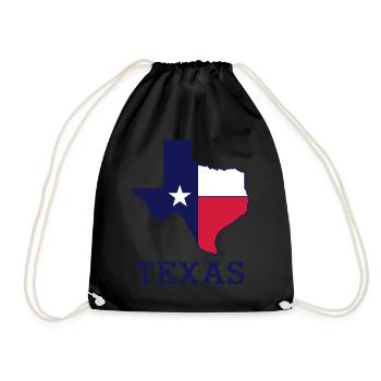 Texas (Texas) - Sac de sport léger - noir - Devant