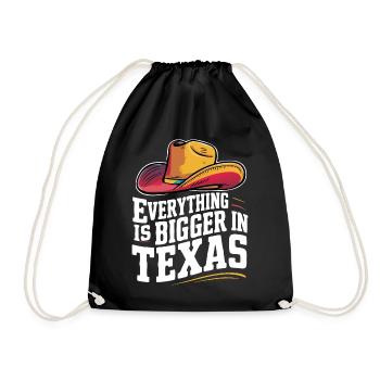 État du Texas Texans Texas - Sac de sport léger - noir - Devant