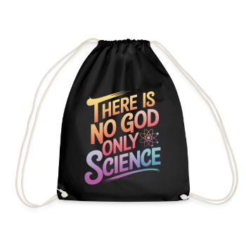 Atheismus Atheist Anti-Religion Agnostiker - Turnbeutel - Schwarz - Vorne