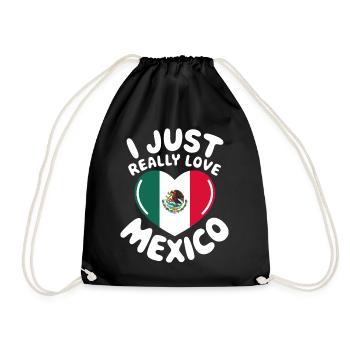 Mexico Mexico Mexican Spanish - Drawstring Bag - black - Front