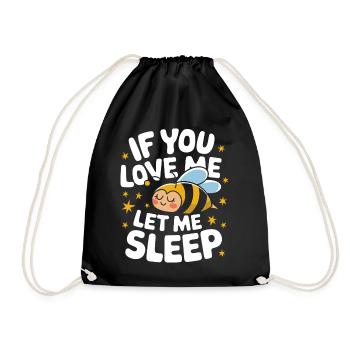 abeille abeille apicultrice abeille abeille - Sac de sport léger - noir - Devant