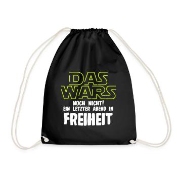 JGA Das Wars noch nicht ein letzter Abend... - Turnbeutel - Schwarz - Vorne