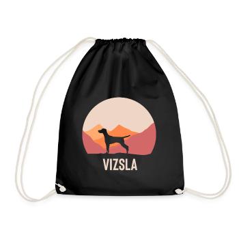 Vizsla - Drawstring Bag - black - Front