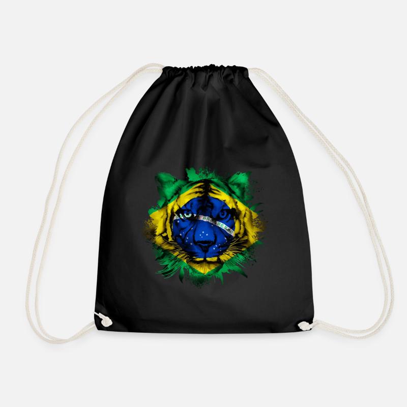 Brasilien - Turnbeutel - Schwarz