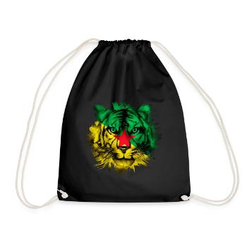 Guyane française - Sac de sport léger - noir - Devant