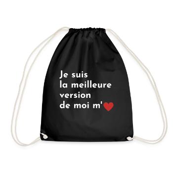 Meilleure version de moi affirmation positive - Sac de sport léger - noir - Devant