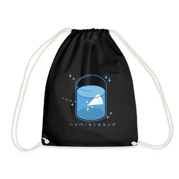 HKawaii - Drawstring Bag - black - Front