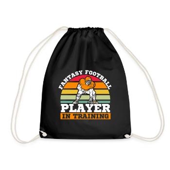 Draft Day Football Women Fantasy Football Champions - Drawstring Bag - black - Front