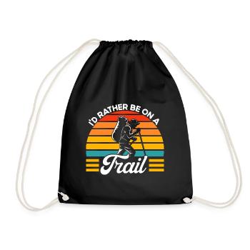 Randonnée pédestre Wanderer Cadeau - Sac de sport léger - noir - Devant