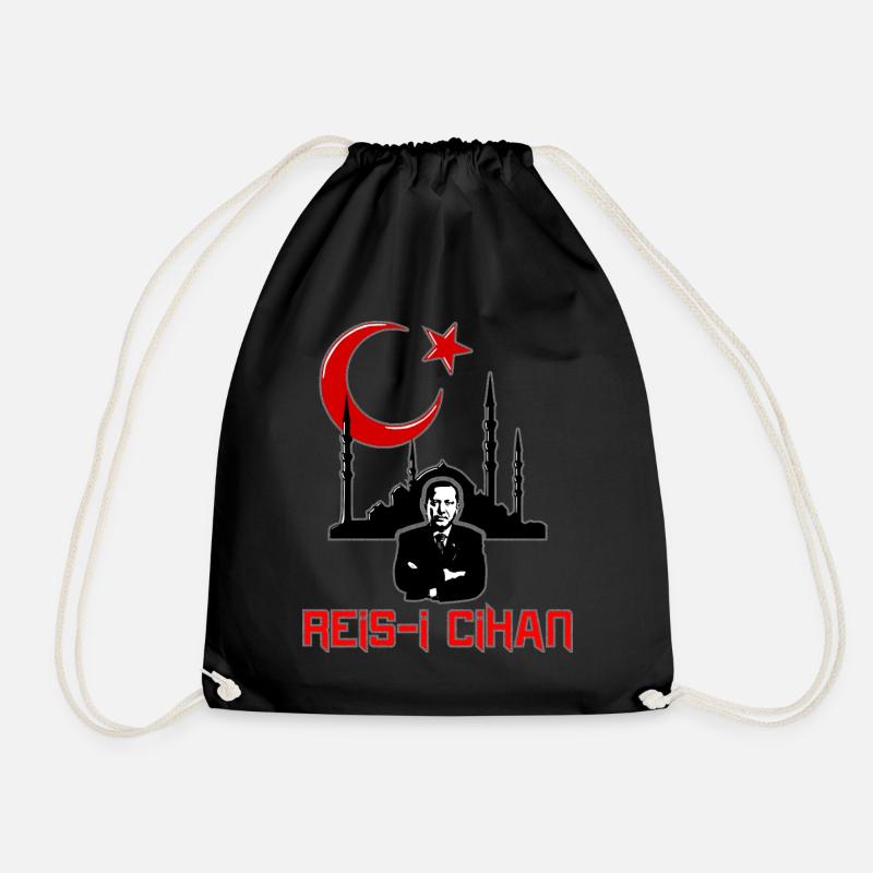 Recep Tayyip Erdogan Reis-i Cihan Osmanli - Turnbeutel - Schwarz