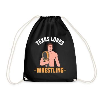 Conception de lutte au Texas pour les fiers fans du Texas - Sac de sport léger - noir - Devant