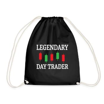 Options boursières légendaires de Day Trader - Sac de sport léger - noir - Devant