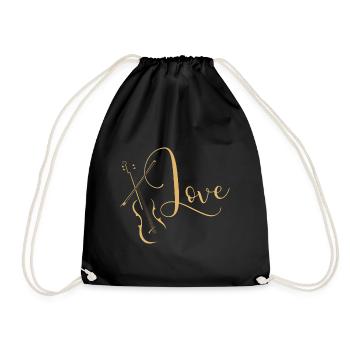 Orchestra Violinist Violin Lover Gift - Drawstring Bag - black - Front