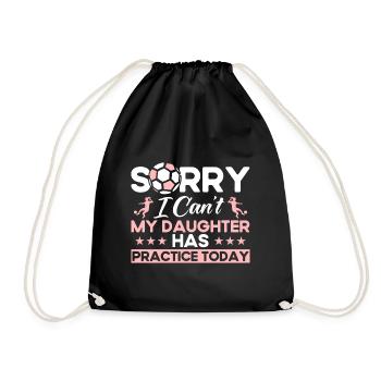 Soccer Soccer Mom Mom Gift - Drawstring Bag - black - Front
