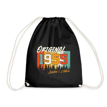1955 Edition Limitée 1955 Vintage Anniversaire - Sac de sport léger - noir - Devant