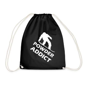 snowboard poudre addict snowboard - Sac de sport léger - noir - Devant