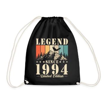 Légende depuis 1994 Vintage cadeau d’anniversaire - Sac de sport léger - noir - Devant