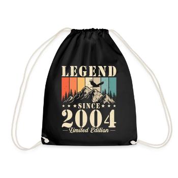 Légende depuis 2004 Vintage cadeau d’anniversaire - Sac de sport léger - noir - Devant
