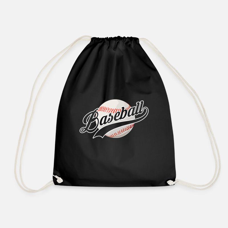Baseball Teamsport Mannschaft Sport - Turnbeutel - Schwarz