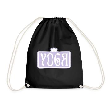YOGA - Sac de sport léger - noir - Devant