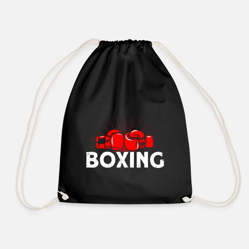 Boxen Boxen Geschenk - Turnbeutel - Schwarz