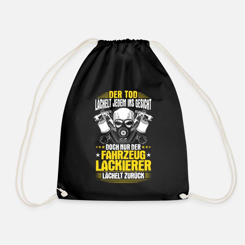 Fahrzeuglackierer Lackierer Geschenk Geschenkidee - Turnbeutel - Schwarz