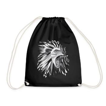 Lionne lionne - Sac de sport léger - noir - Devant