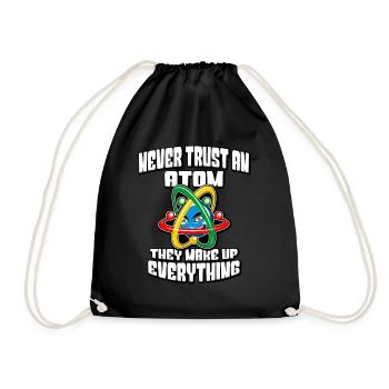 Physik Geek - Turnbeutel - Schwarz - Vorne