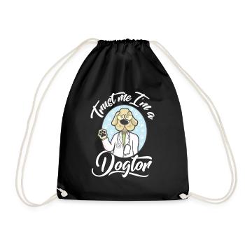 Doctor doctor - Drawstring Bag - black - Front
