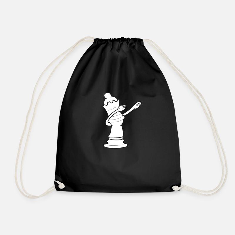 Chess Queen Dabing Queen Chess Piece Gift - Turnbeutel - Schwarz