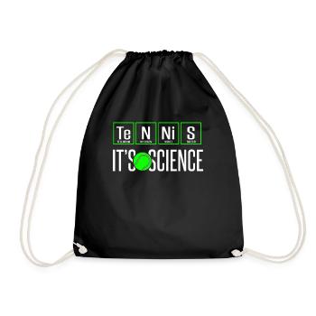 Tennis Science Joke Funny Tennis Tshirt - Sac de sport léger - noir - Devant