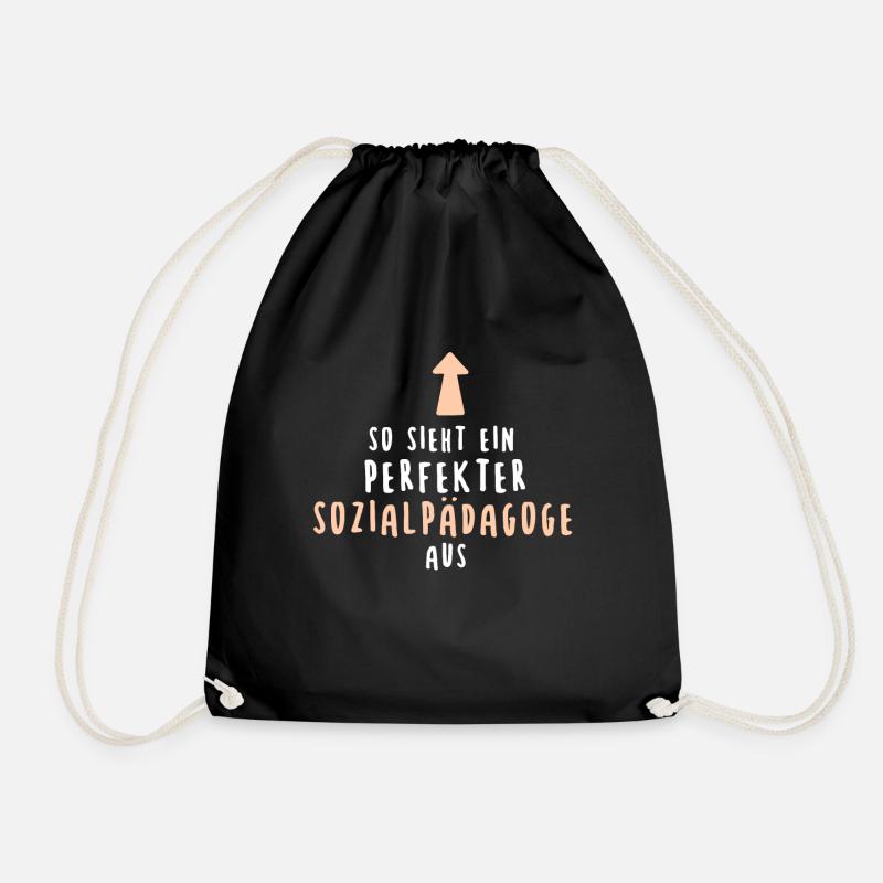 Sozialpädagoge Soziale Arbeit Sozialpädagogik - Turnbeutel - Schwarz