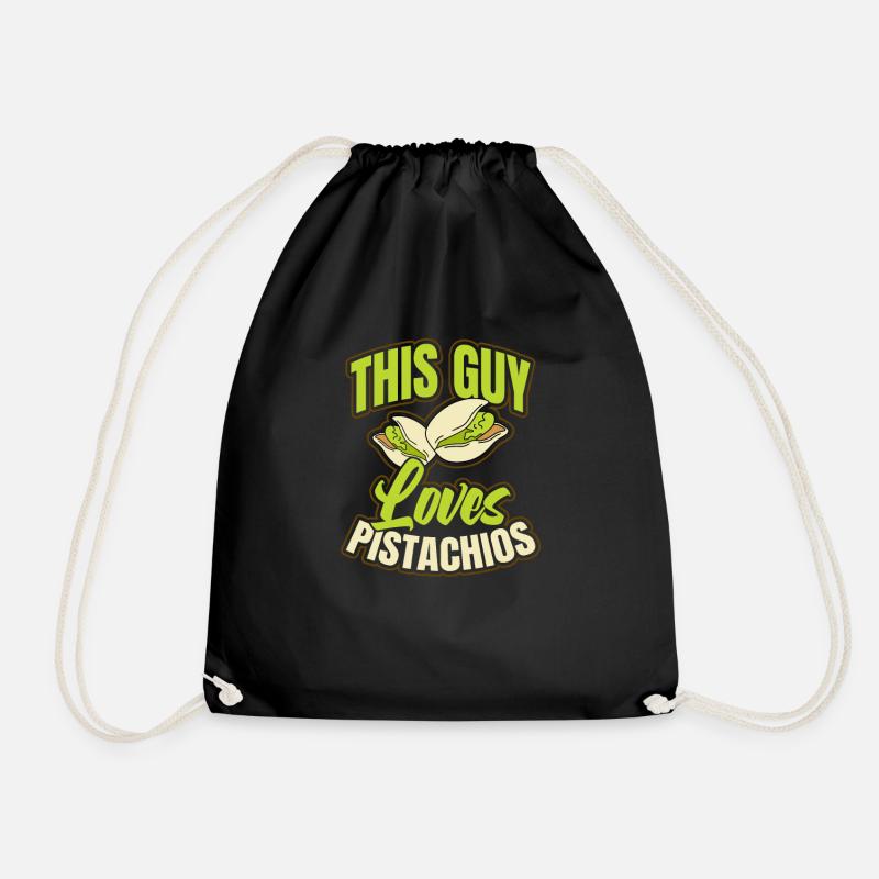 Pistache Ce gars aime le cadeau - Sac de sport léger - noir