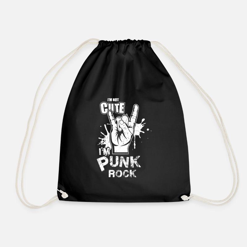 Süßer Punk-Rock - Turnbeutel - Schwarz