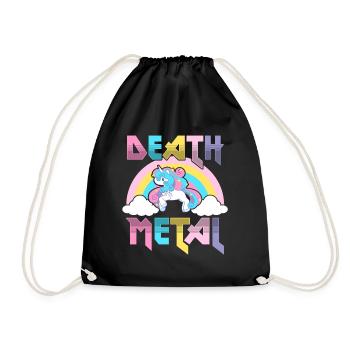 Death metal - Drawstring Bag - black - Front
