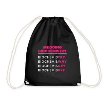biochimie - Sac de sport léger - noir - Devant