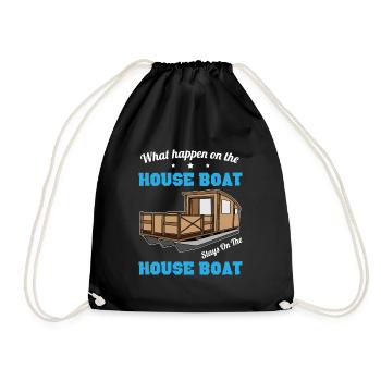 Quoi qu’il arrive sur la péniche - Boating - Sac de sport léger - noir - Devant