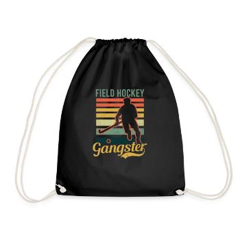 Field Hockey Field Hockey Gangster - Drawstring Bag - black - Front